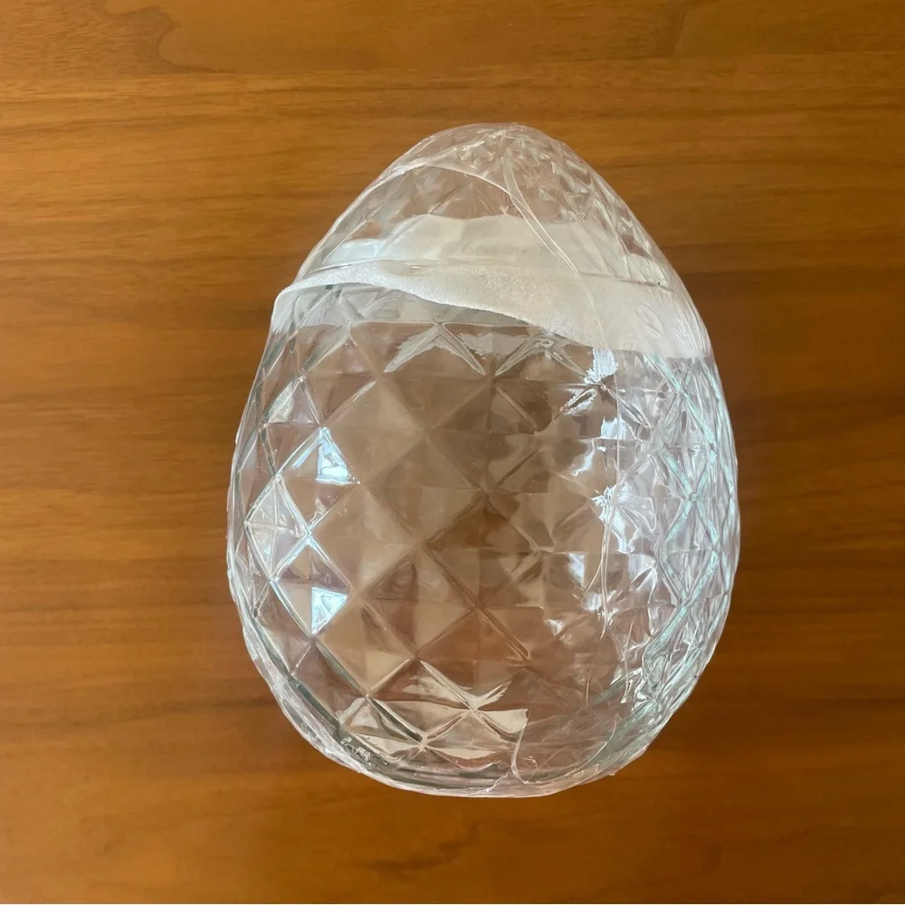 Clear Glass Egg Jar Container Target Bullseye Playground 2024 New